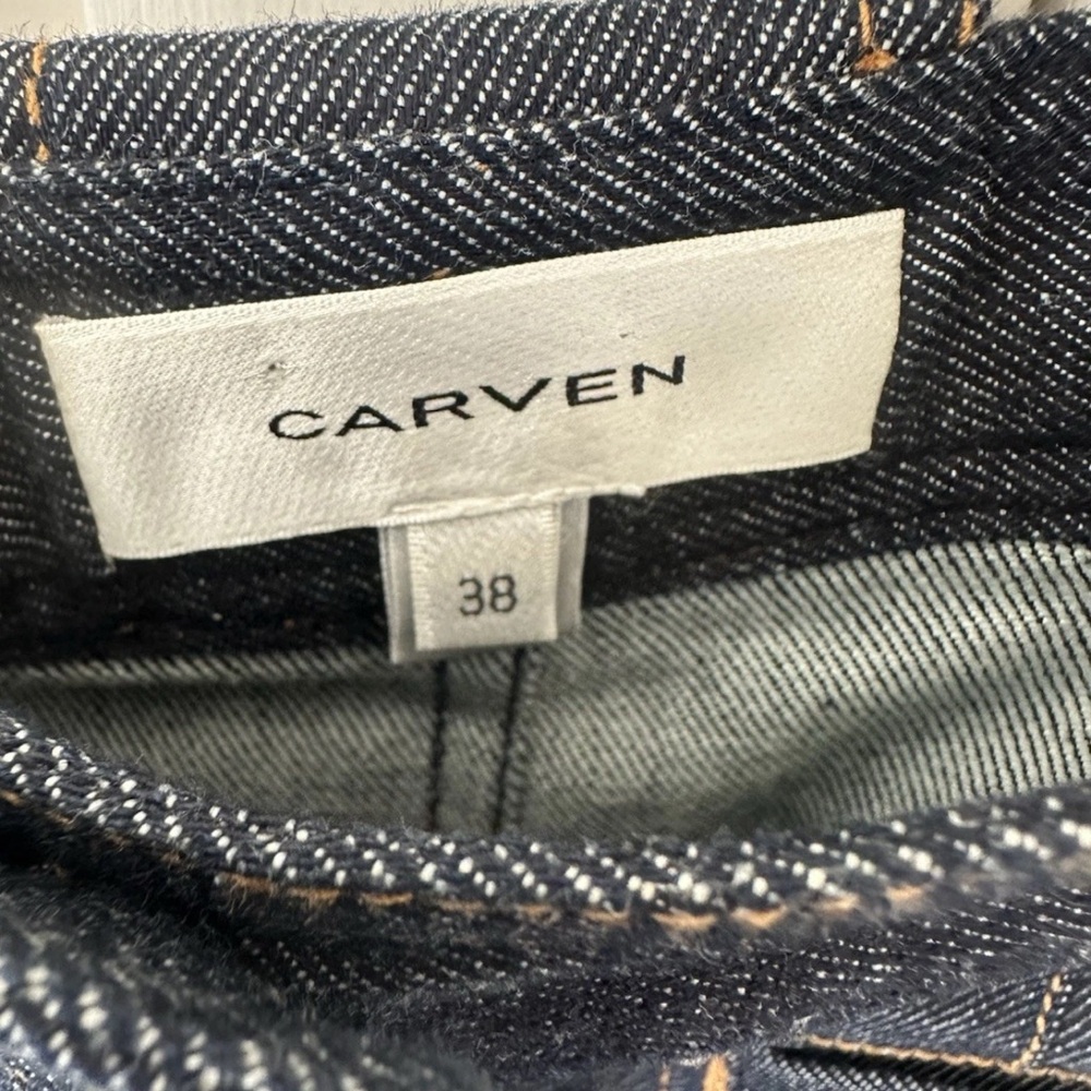 CARVEN PARIS Dark Denim Jean Skirt | FR 38 US 6 - Picture 11 of 15